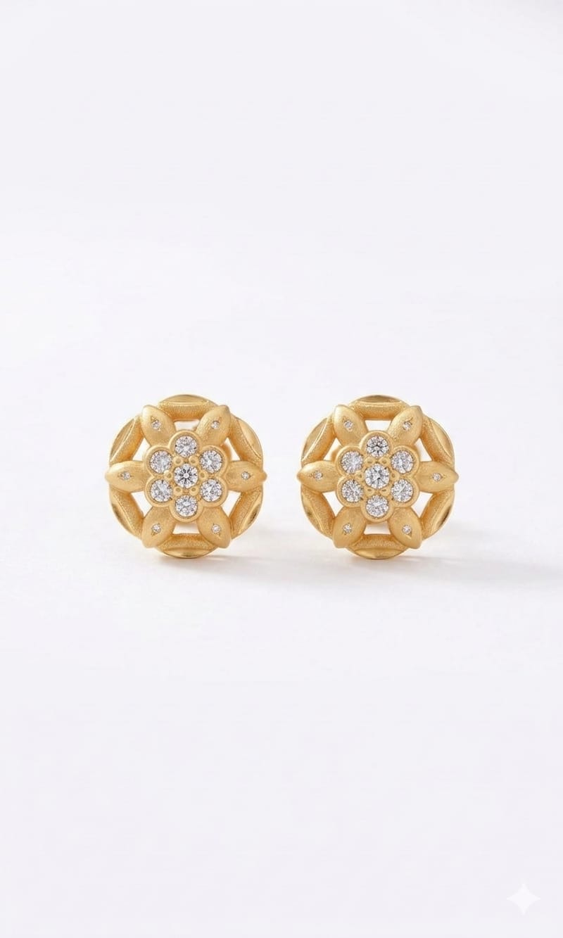 Golden Meadow Earring