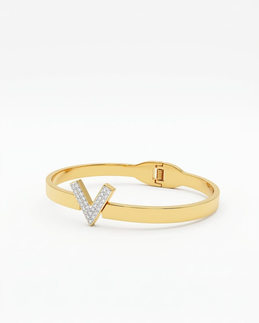 Aura V-Crest Bangle