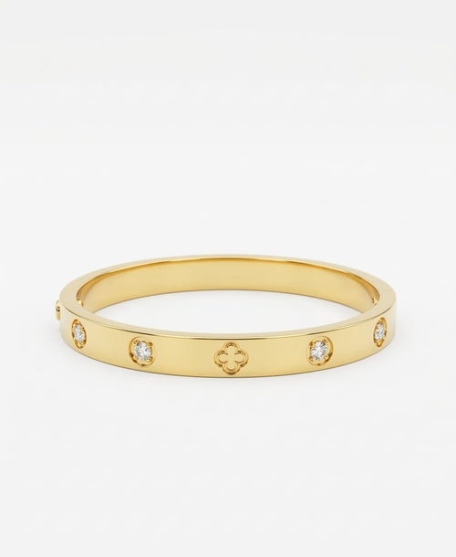 Aura Clover Bangle