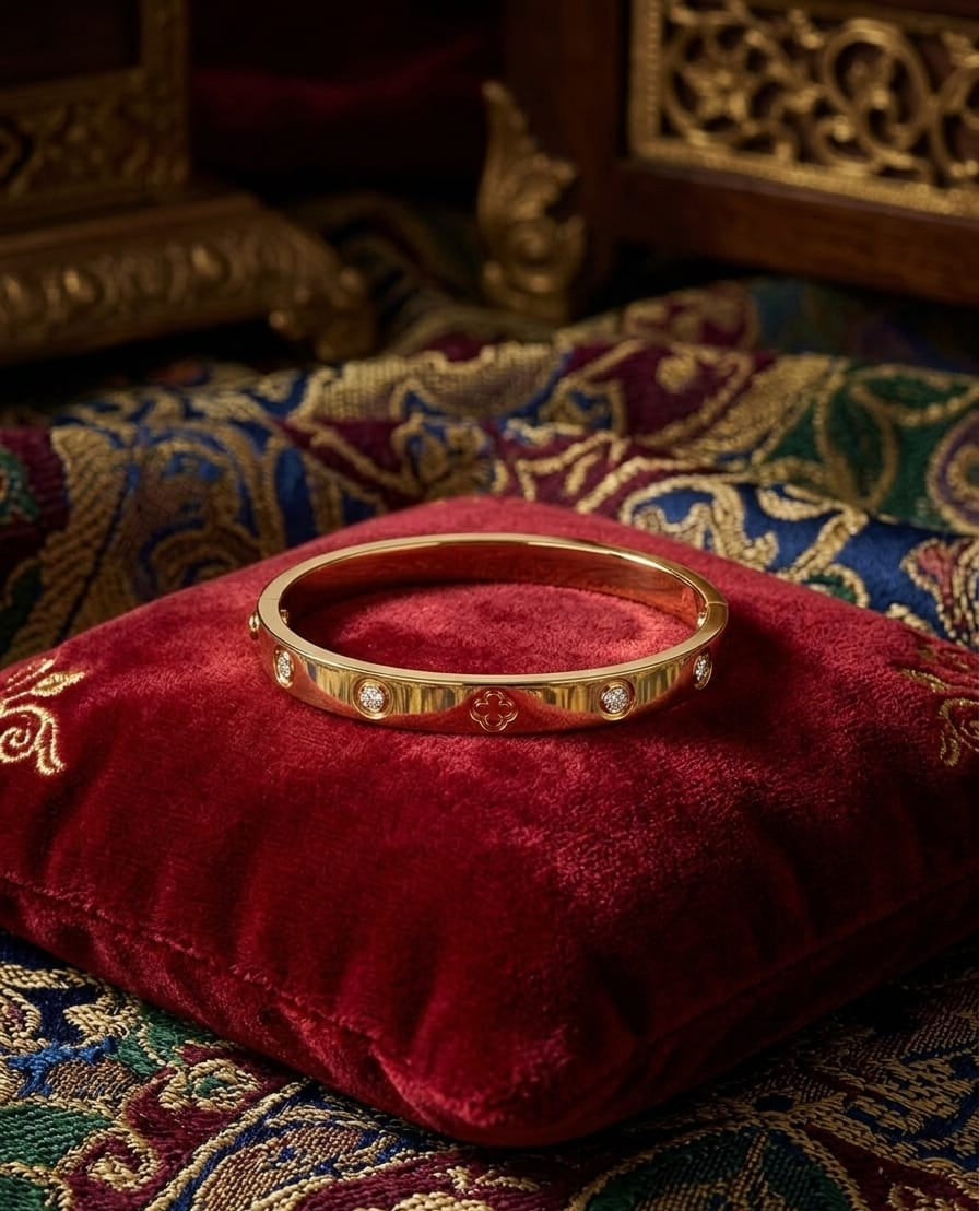 Aura Clover Bangle