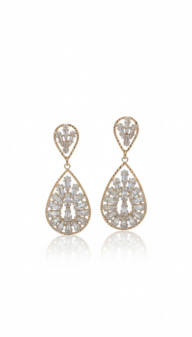 Gold Drop Earring