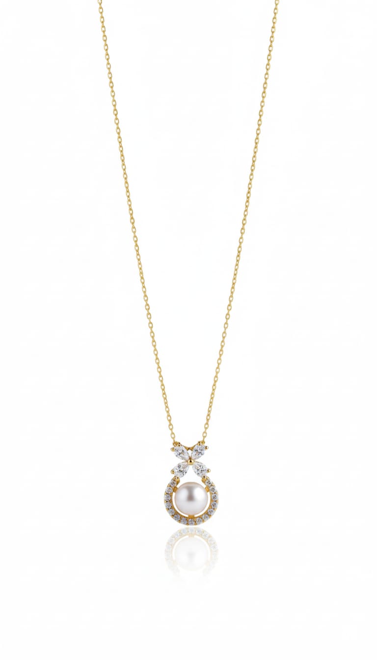 Butterfly Pearl Pendant