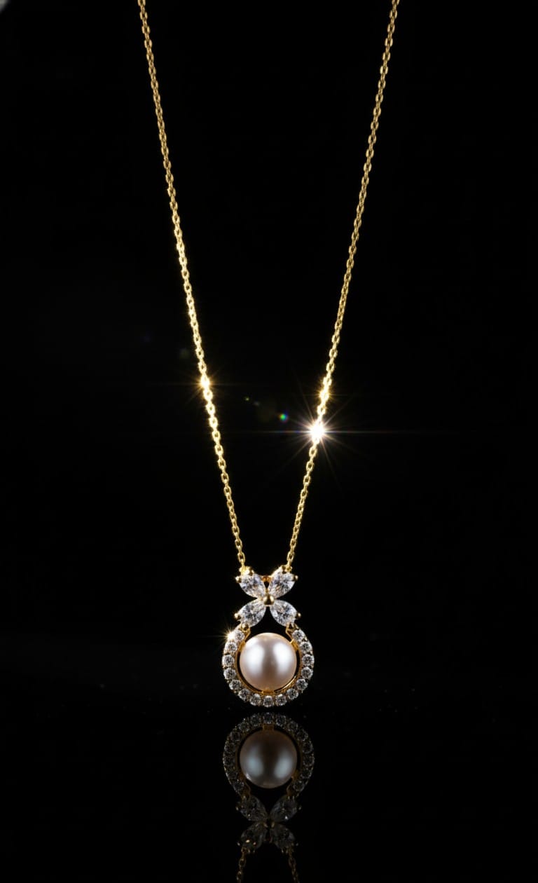 Butterfly Pearl Pendant