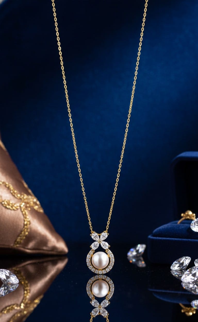 Butterfly Pearl Pendant