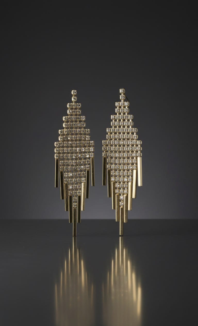 Crystal Earring
