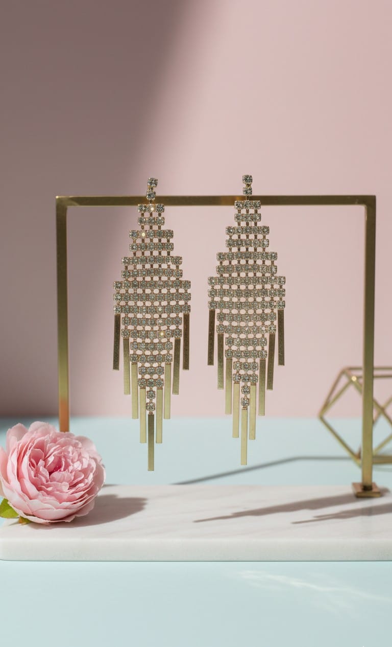 Crystal Earring