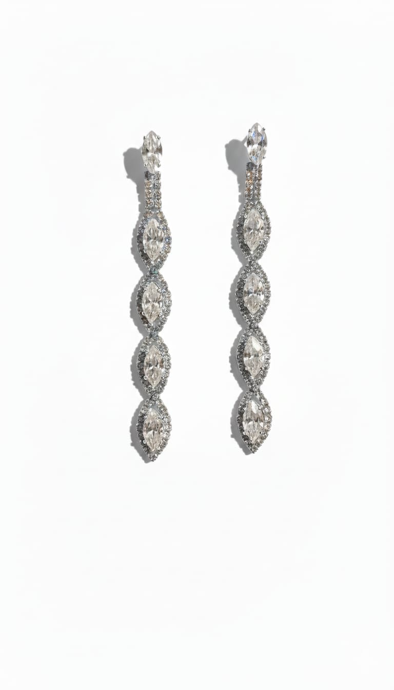 Crystal Tiered Earring