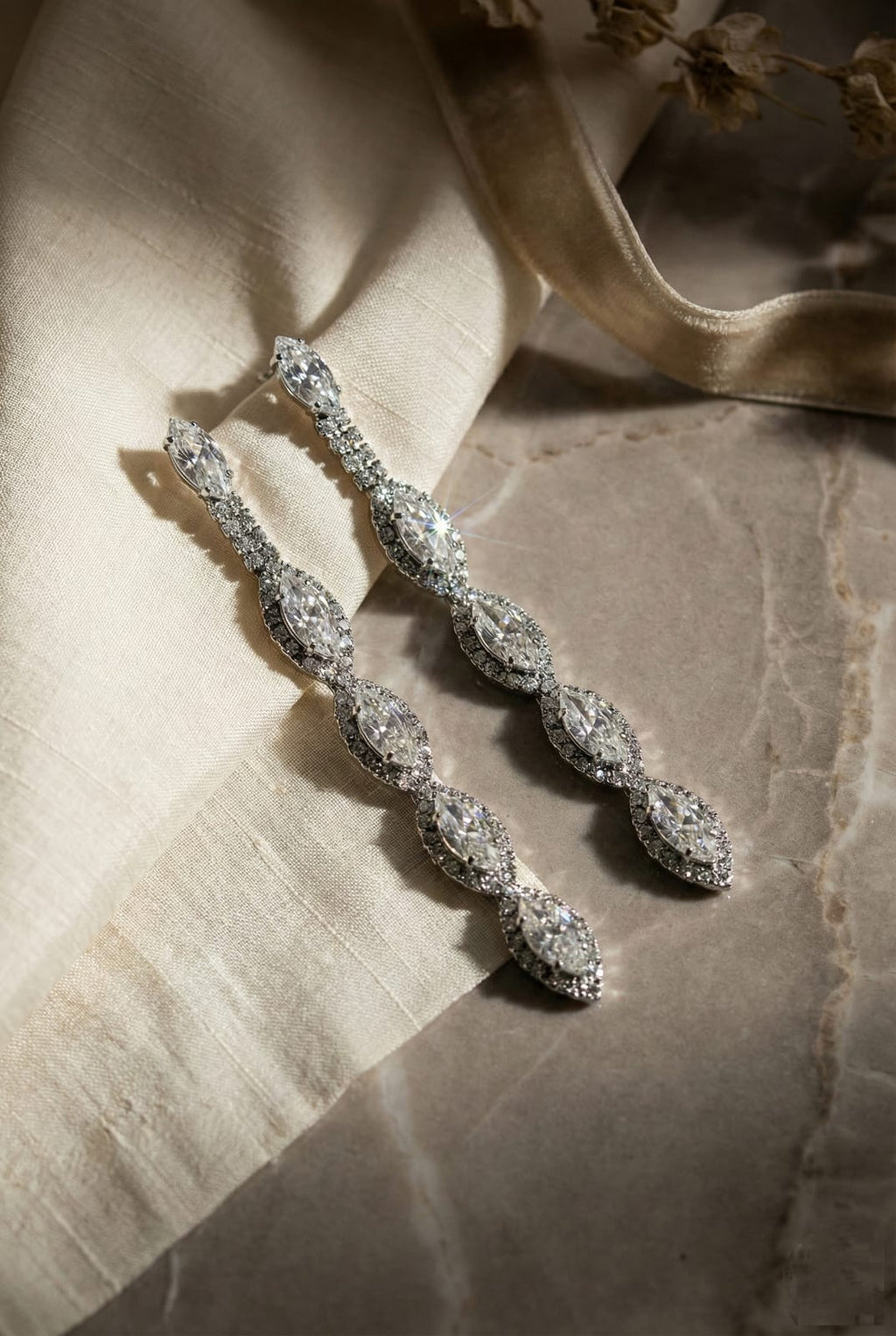 Crystal Tiered Earring