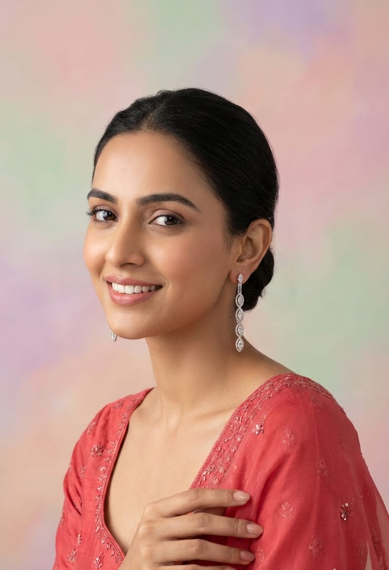 Crystal Tiered Earring