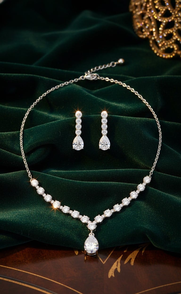 Diamond Necklace Set