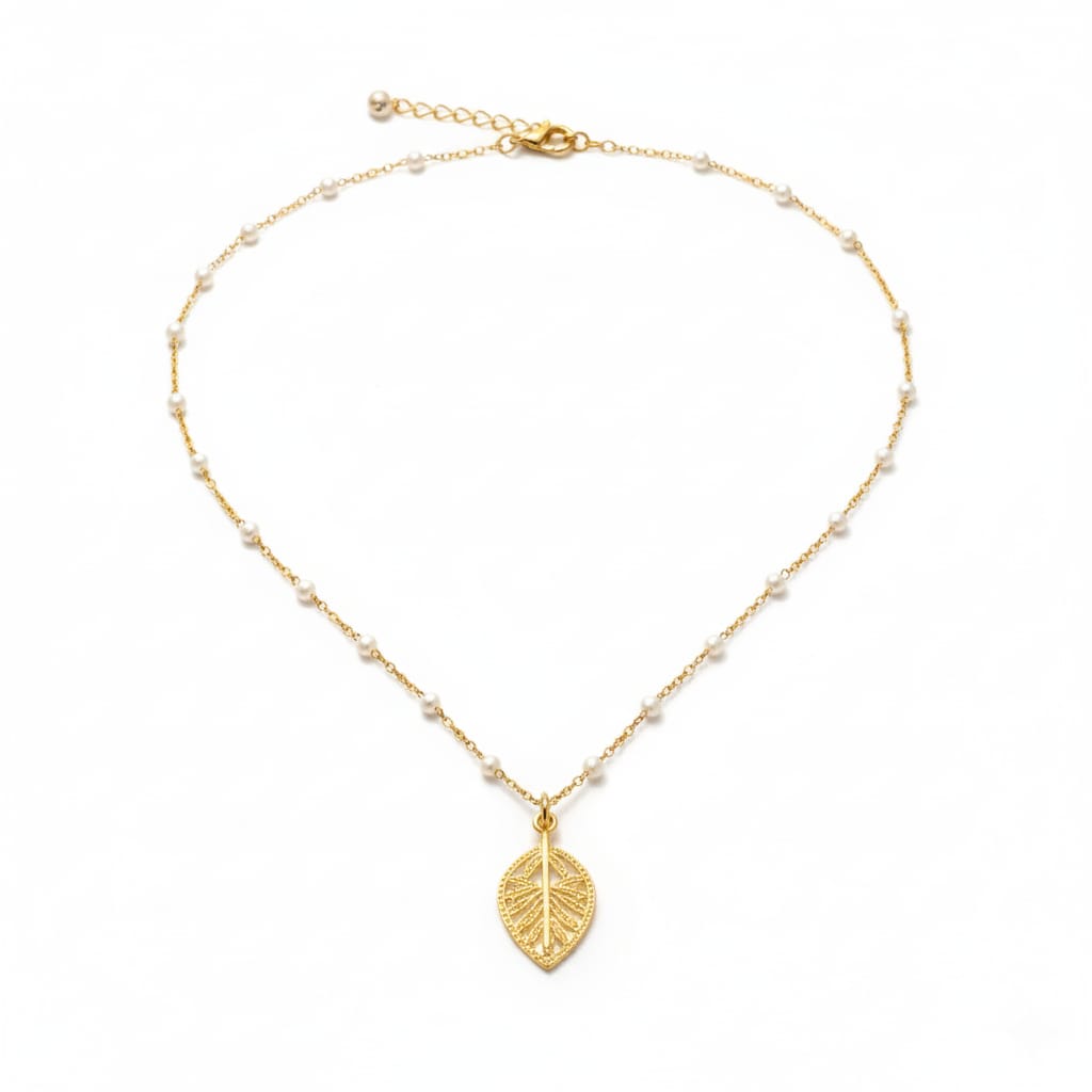 Gold Leaf Pendant