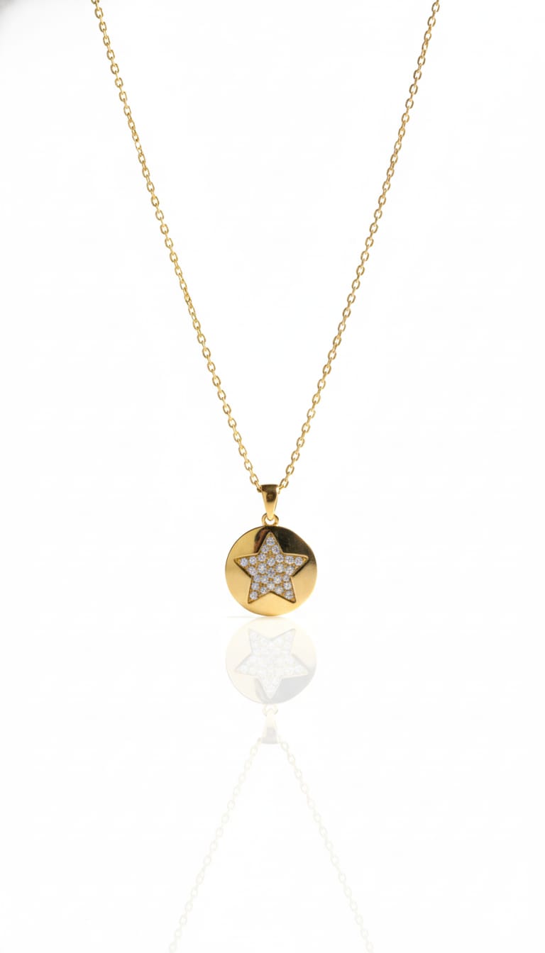 Gold Star Pendant