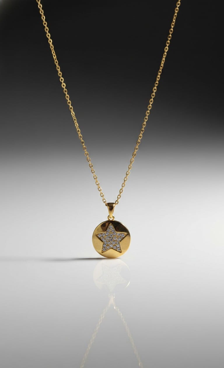 Gold Star Pendant