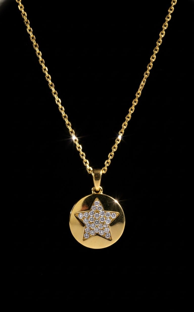 Gold Star Pendant