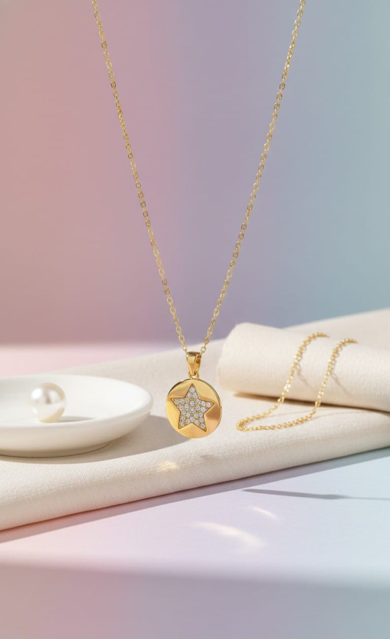 Gold Star Pendant