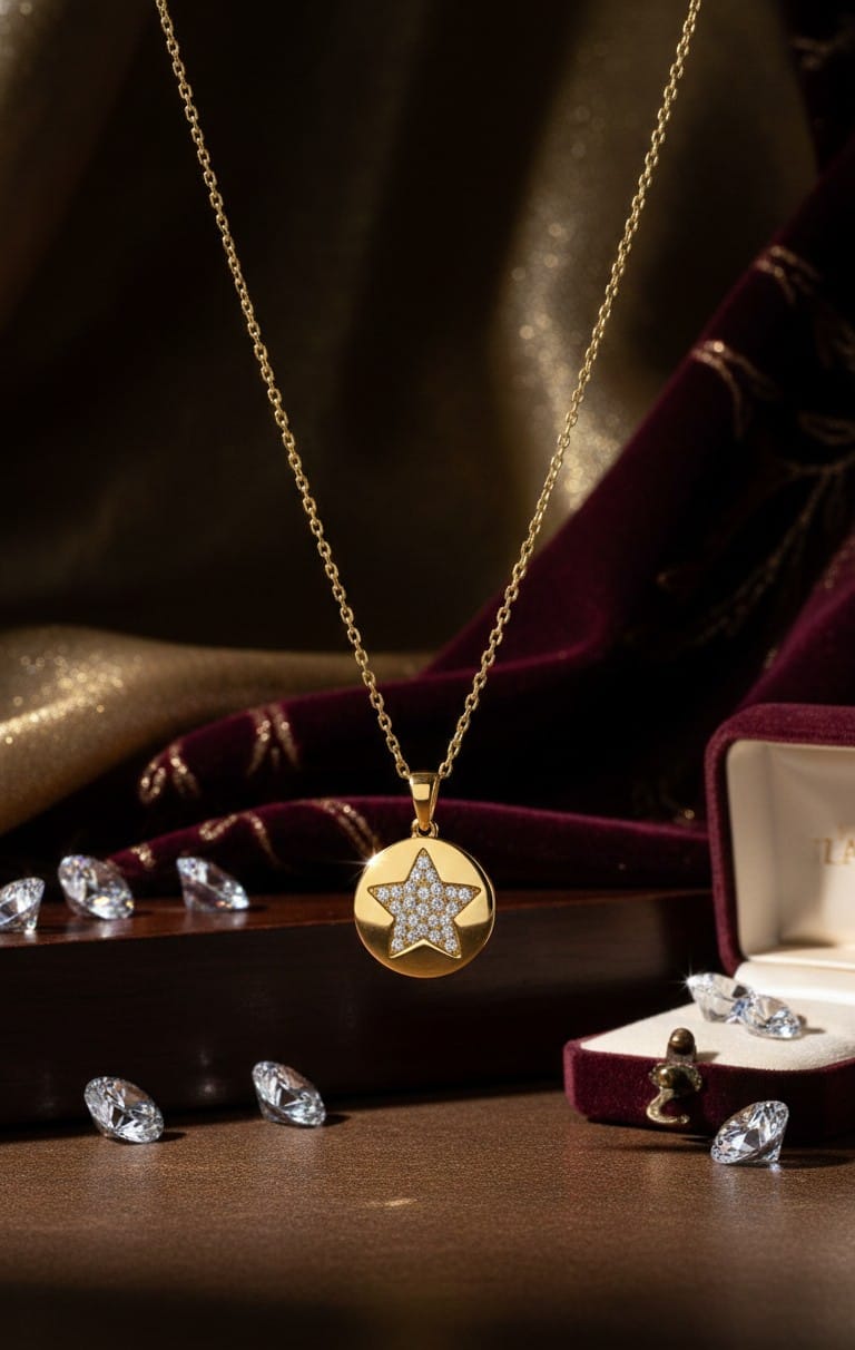 Gold Star Pendant